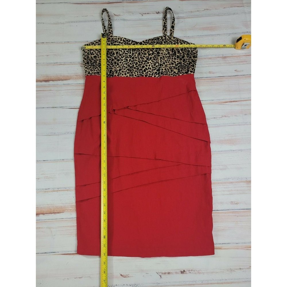 Torrid Womens Dress Bodycon Leopard Animal Print Plus Size 16 - Picture 8 of 11